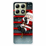 For Xiaomi 14T Pro Case Festive Christmas Pattern TPU Protective Phone Cover