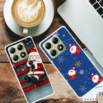 For Xiaomi 14T Pro Case Festive Christmas Pattern TPU Protective Phone Cover