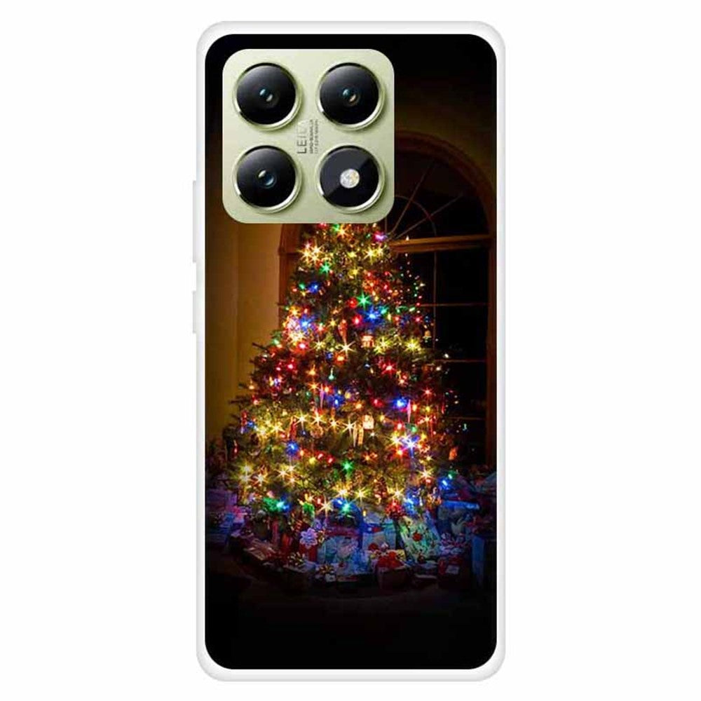 For Xiaomi 14T Pro Case Festive Christmas Pattern TPU Protective Phone Cover