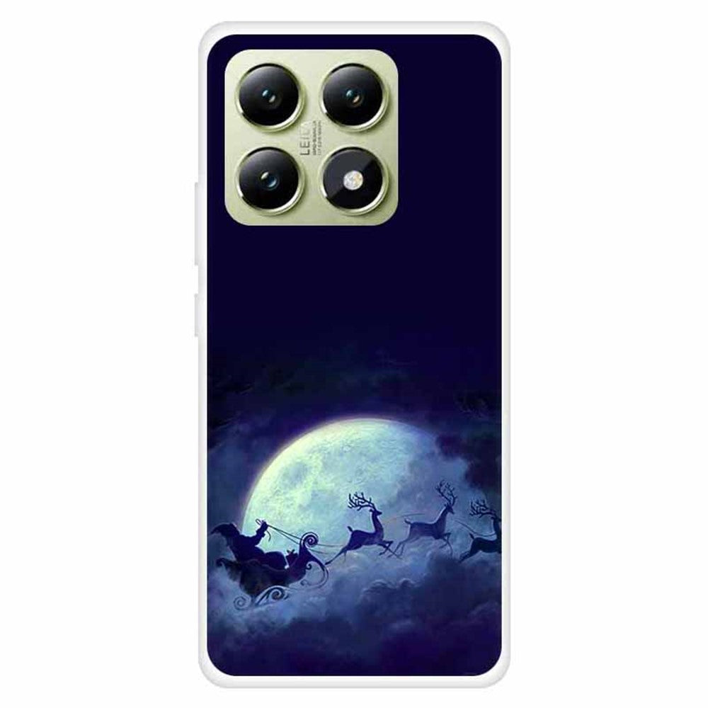 For Xiaomi 14T Pro Case Festive Christmas Pattern TPU Protective Phone Cover