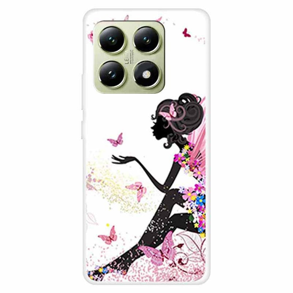 For Xiaomi 14T Case TPU Pattern Printing Anti-Fall Phone Cover