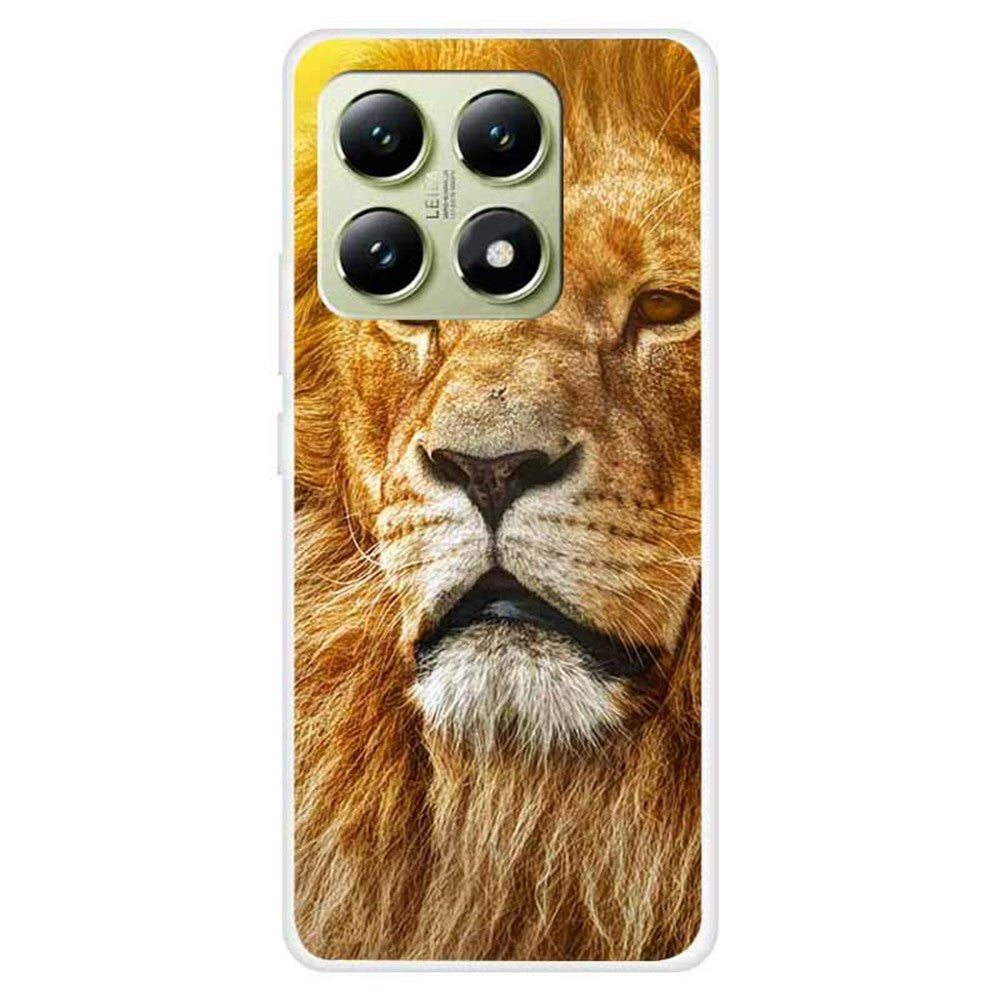 For Xiaomi 14T Case TPU Pattern Printing Anti-Fall Phone Cover