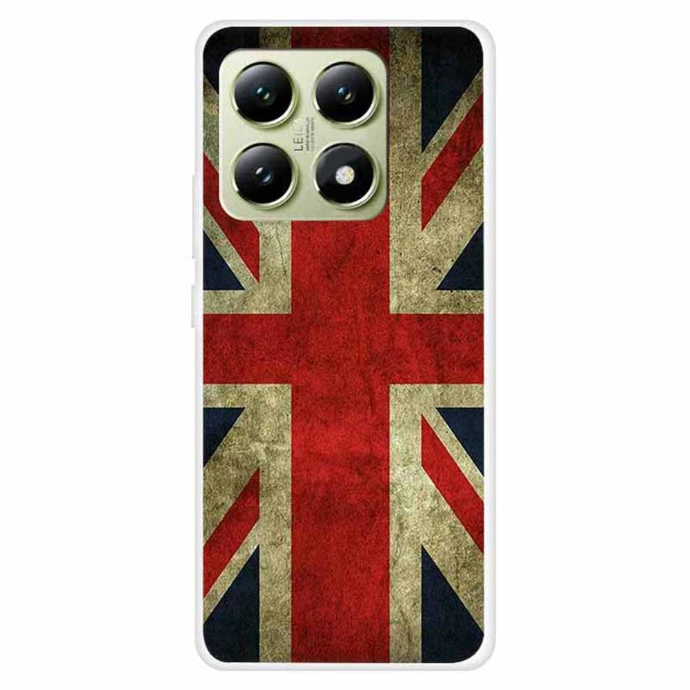 For Xiaomi 14T Case TPU Pattern Printing Anti-Fall Phone Cover