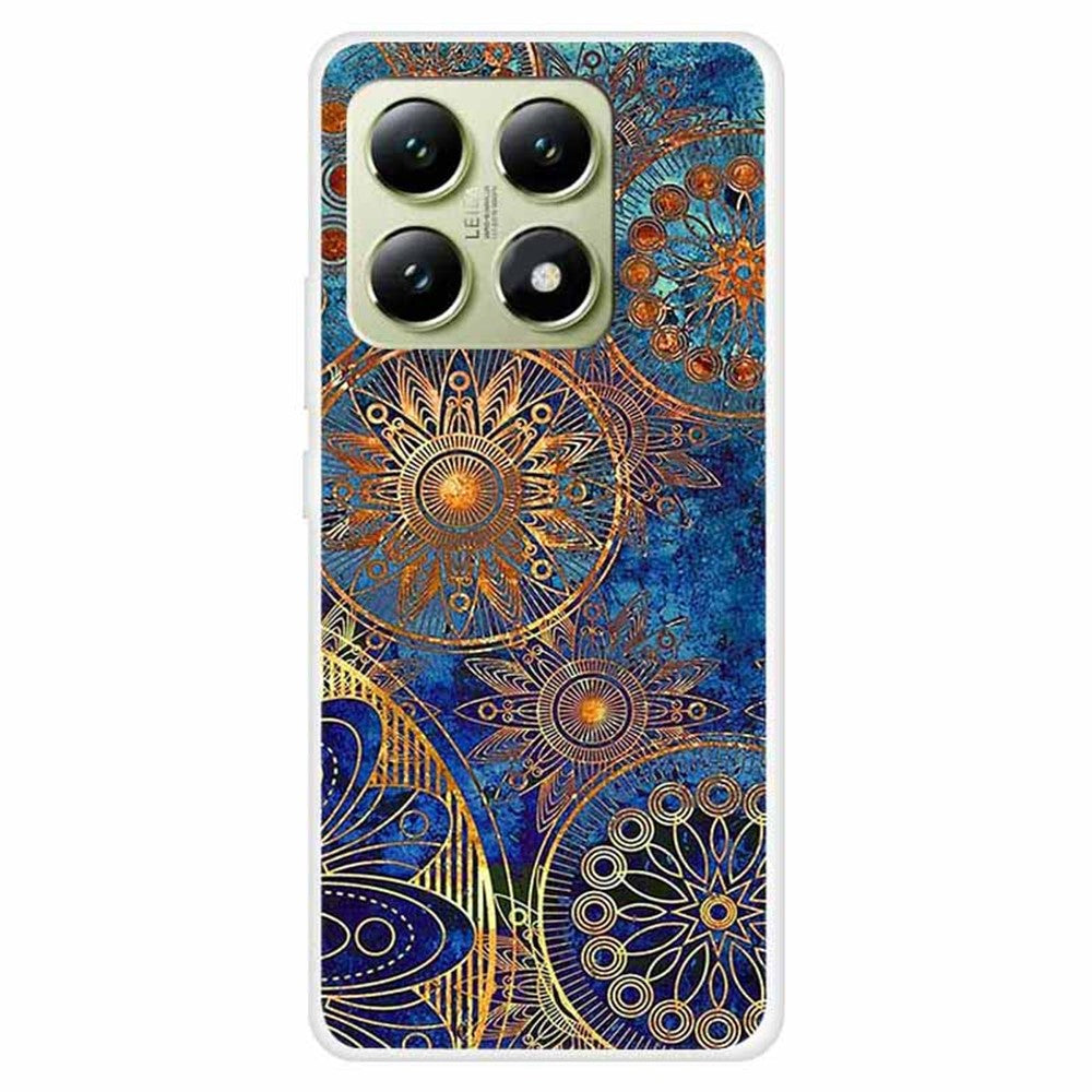 For Xiaomi 14T Case TPU Pattern Printing Anti-Fall Phone Cover