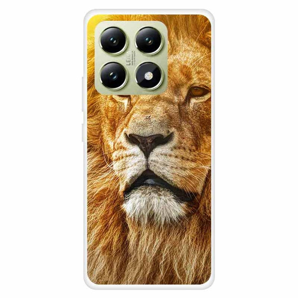 For Xiaomi 14T Pro Case TPU Pattern Printing Anti-Fall Phone Cover