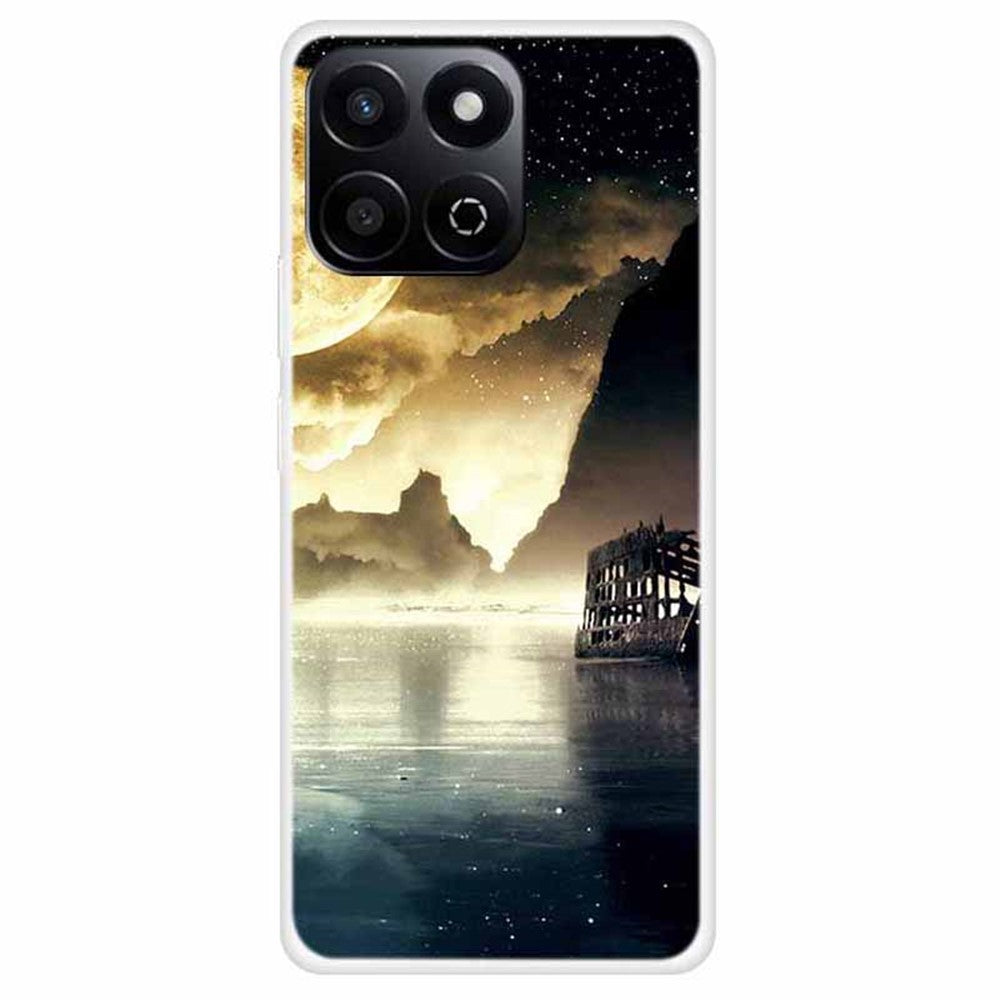 TPU Cover til Honor X7c 5G / X7c 4G / 200 Smart 5G / Play9T 5G / Play 60 Plus 5G med mønstertryk og anti-fald mobilrygcover