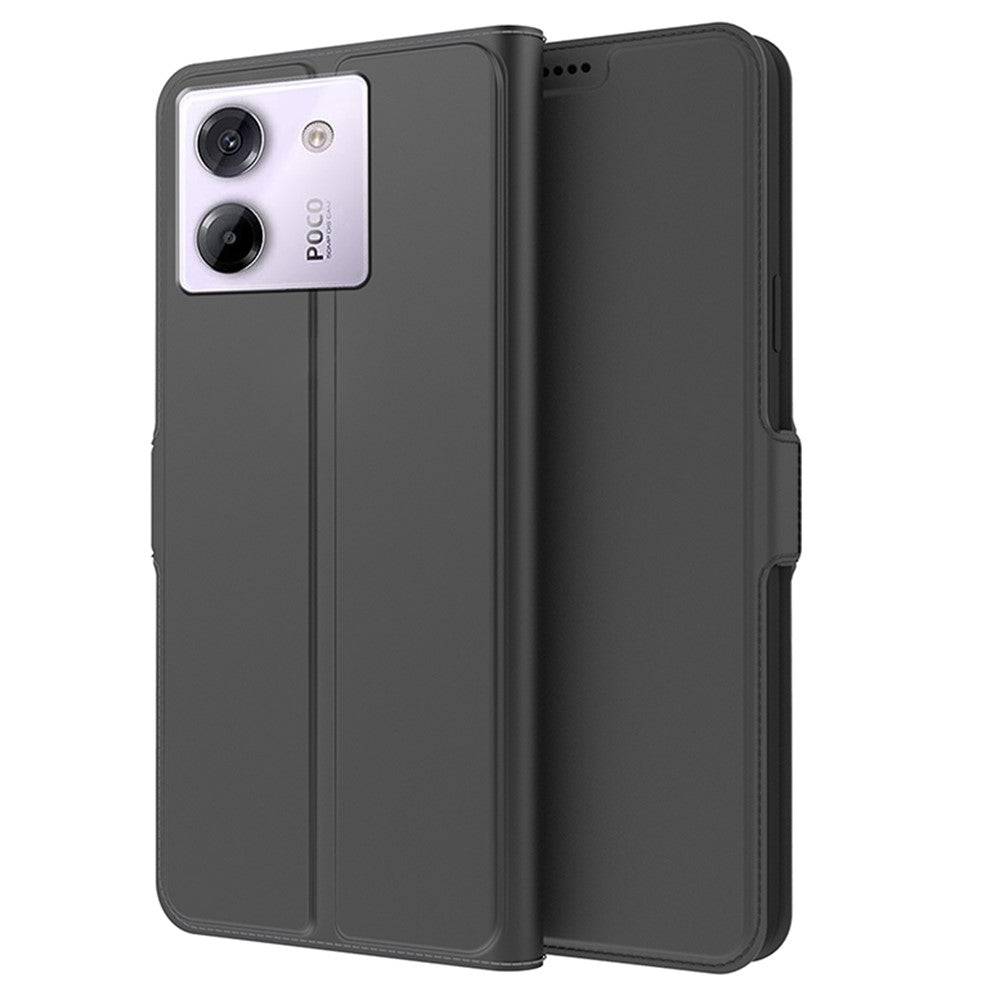 For Xiaomi Poco M7 Pro 5G Case Shockproof TPU Inner Shell Leather Phone Cover Card Slot