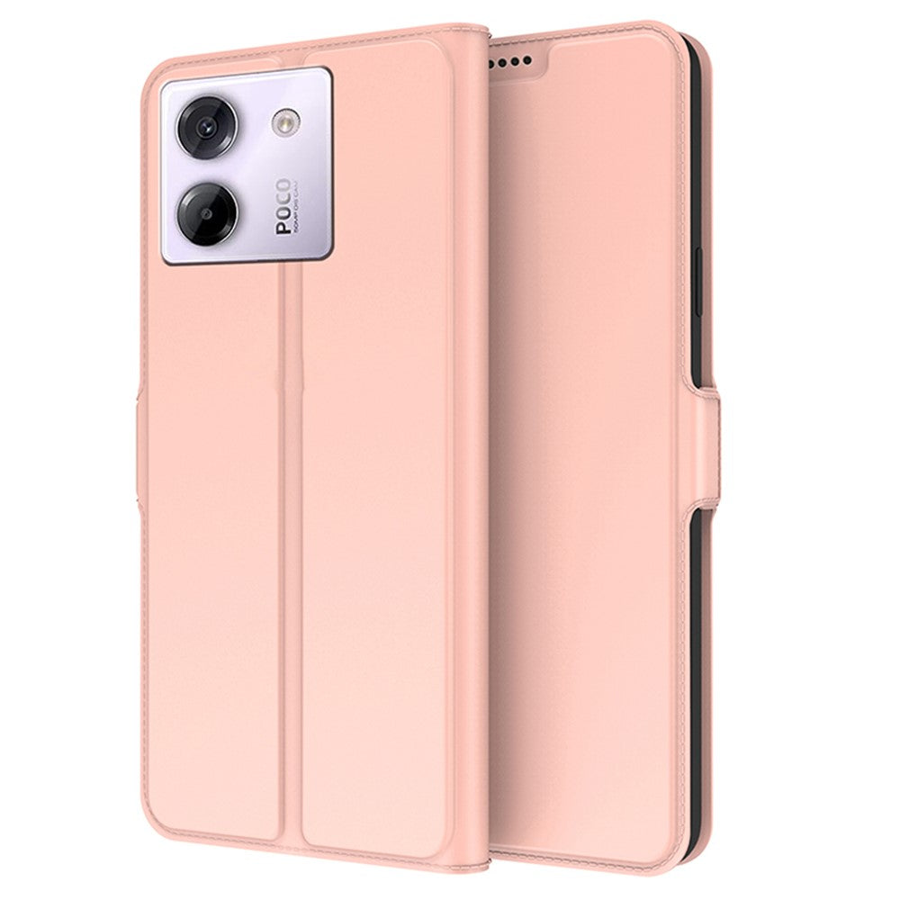 For Xiaomi Poco M7 Pro 5G Case Shockproof TPU Inner Shell Leather Phone Cover Card Slot