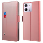 For Xiaomi Poco M7 Pro 5G Case Stand PU Leather Phone Cover Card Holder Mirror