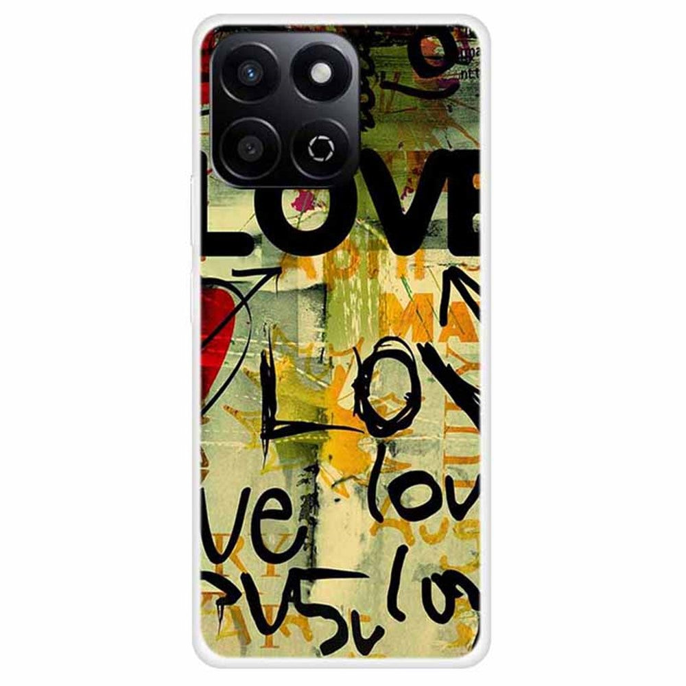 TPU Case For Honor Play 60 Plus 5G / 200 Smart 5G / Play 9T / X7c 4G / X7c 5G Pattern Printed Shockproof Phone Cover