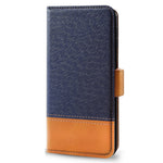 For Xiaomi Poco M7 Pro 5G Case Color Splicing PU Leather Wallet Phone Cover