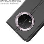 Leather Phone Case for Honor Magic7 Lite 5G / X9c 5G / X60 Pro 5G Card Holder Stand Magnetic Closure Mobile Cover