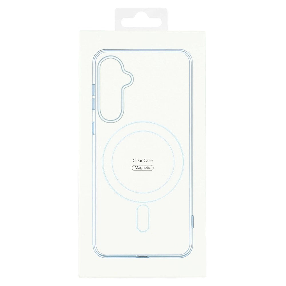 For Samsung Galaxy A56 5G Magnetic Case TPU + Acrylic Clear Phone Cover
