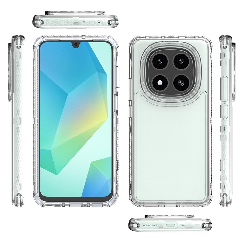 For Xiaomi Redmi Note 14 Pro 5G / Poco X7 5G / Note 14 Pro+ 5G Phone Case Acrylic TPU Clear Mobile Cover