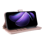 For Oppo Reno13 5G (Global) Wallet Case with Shoulder / Wrist Strap Leather Phone Cover Stand