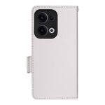 For Oppo Reno13 5G (Global) Case with Wrist Strap Litchi Texture PU Leather Wallet Phone Cover