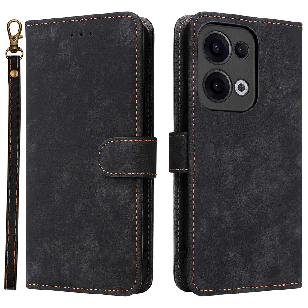 For Oppo Reno13 5G (Global) Wallet Case RFID Blocking PU Leather Cover Stand View