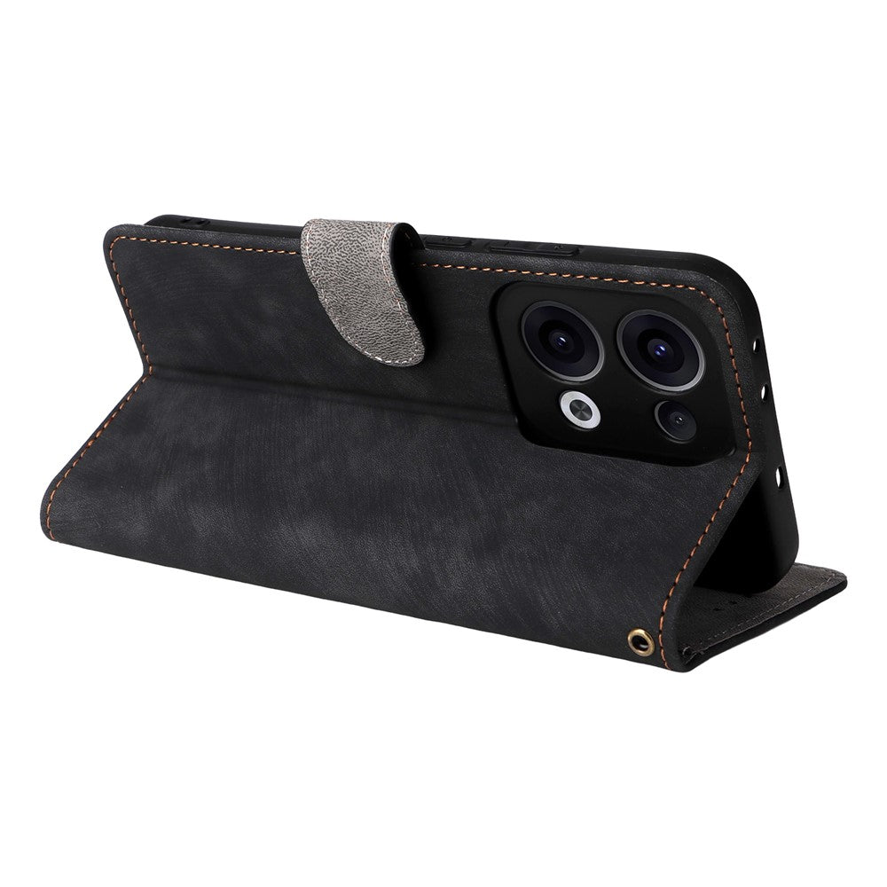 For Oppo Reno13 5G (Global) Wallet Case RFID Blocking PU Leather Cover Stand View
