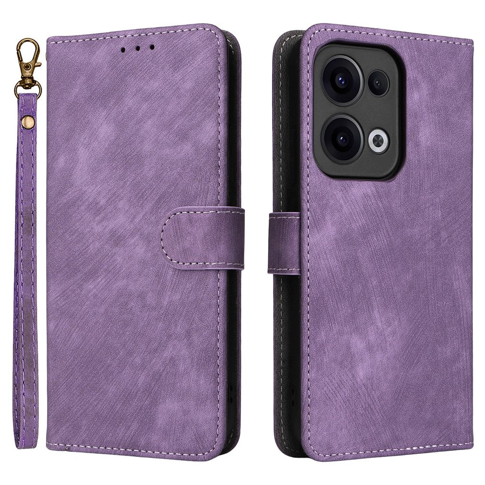 For Oppo Reno13 5G (Global) Wallet Case RFID Blocking PU Leather Cover Stand View