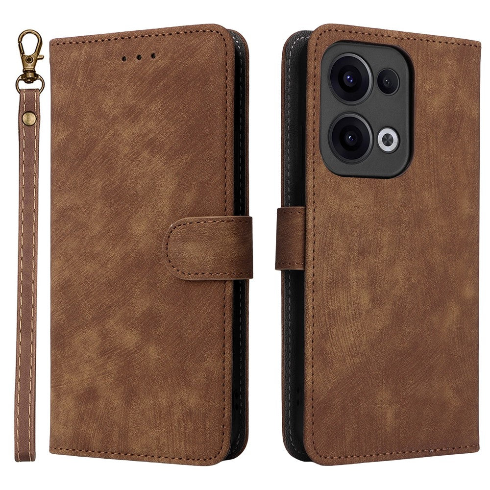 For Oppo Reno13 5G (Global) Wallet Case RFID Blocking PU Leather Cover Stand View
