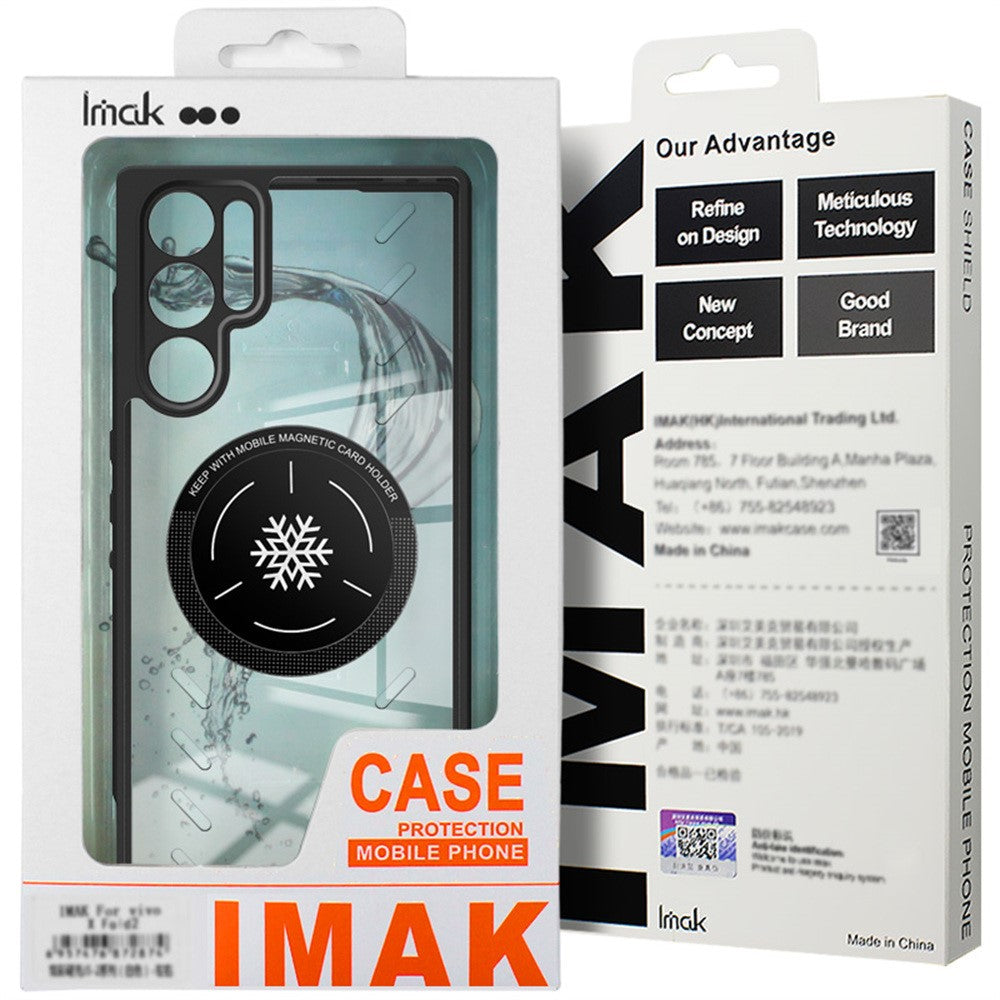 IMAK UX-9A til Asus ROG Phone 9 FE 5G / 9 Pro 5G / Phone 9 5G klart cover med varmeafledning PC TPU telefoncover