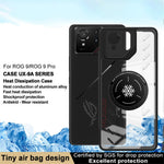 IMAK UX-9A til Asus ROG Phone 9 FE 5G / 9 Pro 5G / Phone 9 5G klart cover med varmeafledning PC TPU telefoncover
