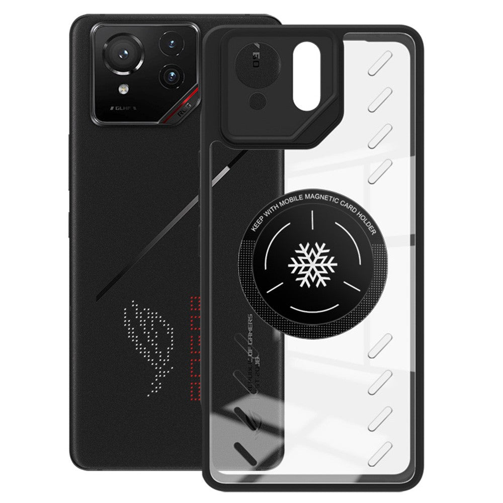 IMAK UX-9A til Asus ROG Phone 9 FE 5G / 9 Pro 5G / Phone 9 5G klart cover med varmeafledning PC TPU telefoncover