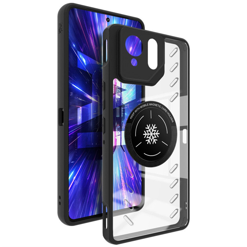 IMAK UX-9A til Asus ROG Phone 9 FE 5G / 9 Pro 5G / Phone 9 5G klart cover med varmeafledning PC TPU telefoncover