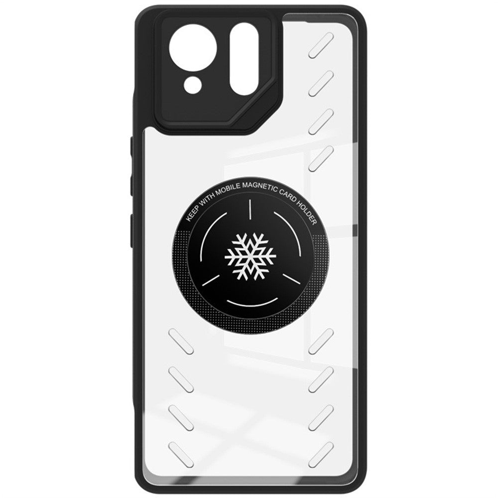 IMAK UX-9A til Asus ROG Phone 9 FE 5G / 9 Pro 5G / Phone 9 5G klart cover med varmeafledning PC TPU telefoncover