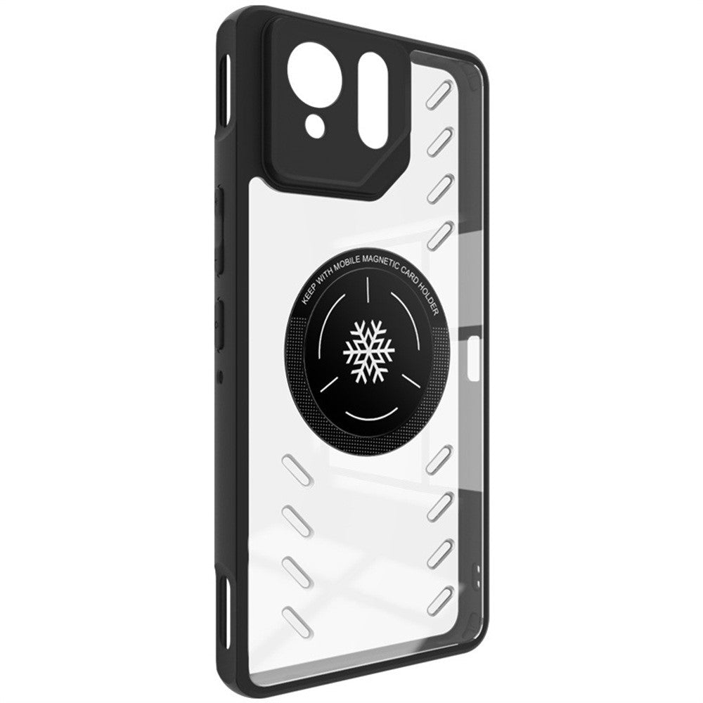 IMAK UX-9A til Asus ROG Phone 9 FE 5G / 9 Pro 5G / Phone 9 5G klart cover med varmeafledning PC TPU telefoncover