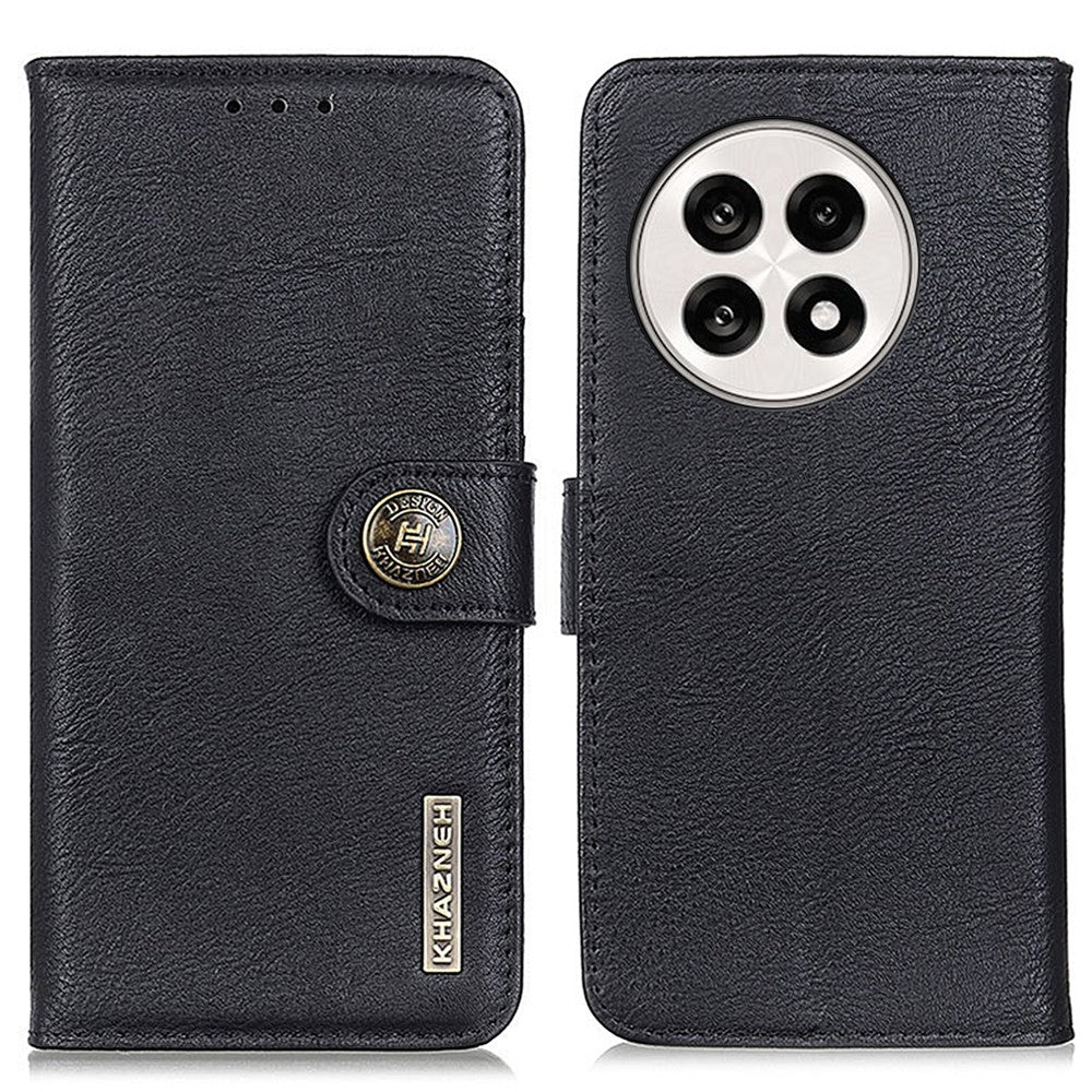 KHAZNEH Plånboksfodral för OnePlus 13R 5G / Ace 5 5G, läder, fällbart fodral