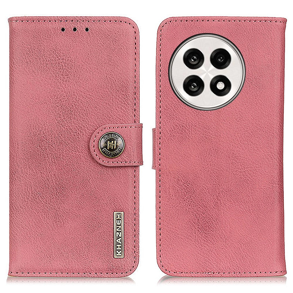 KHAZNEH Plånboksfodral för OnePlus 13R 5G / Ace 5 5G, läder, fällbart fodral