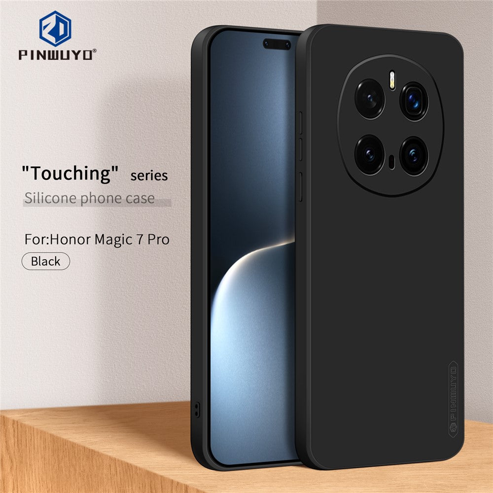 PINWUYO For Honor Magic7 Pro 5G Phone Case  Soft Matte TPU Mobile Back Cover