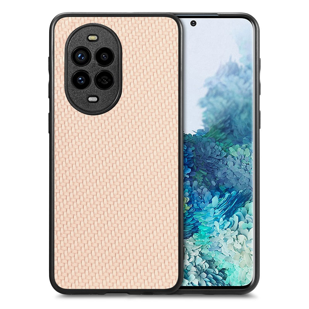 For Huawei nova 13 Pro 5G Case Carbon Fiber Texture PU+PC+TPU Phone Back Cover