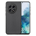For OnePlus 13 Case Carbon Fiber Texture PU+PC+TPU Phone Back Cover