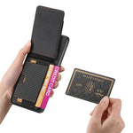 For OnePlus 13 Case with Card Holder Kickstand Leather Back Cover