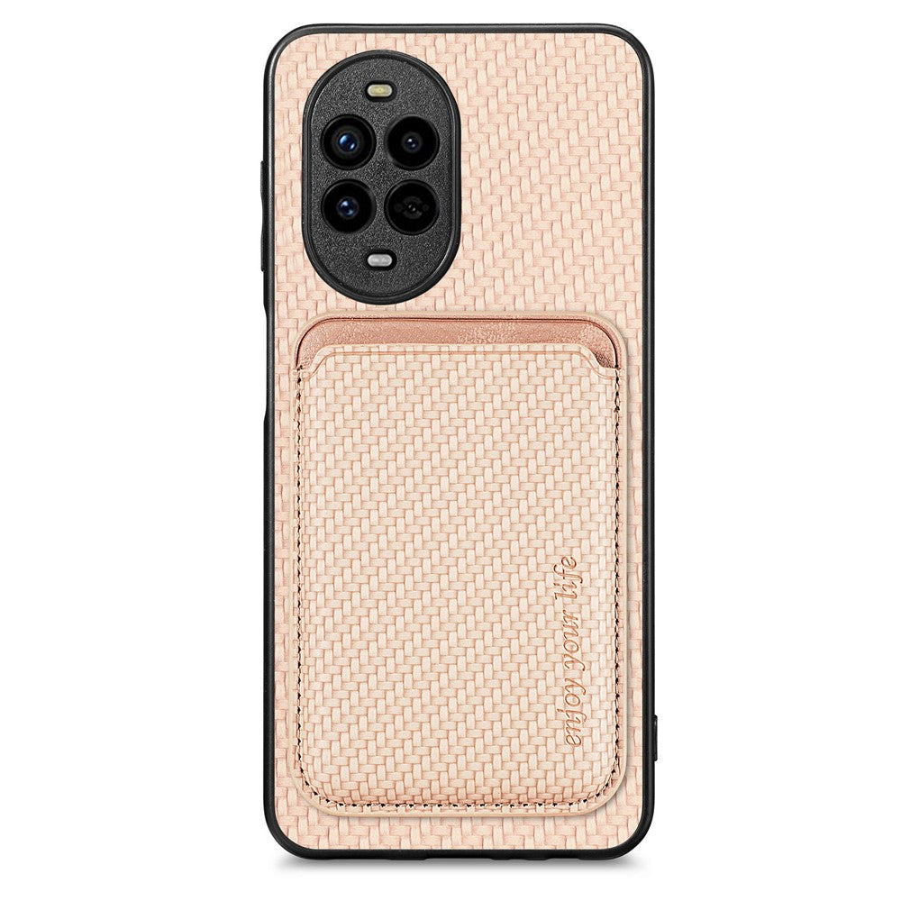 Huawei Nova 13 Pro 5G Skal Magnetiskt Avtagbart Korthållare mobil Baksida