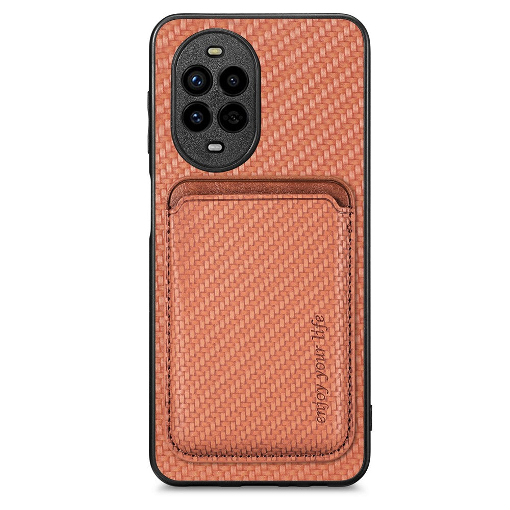 Huawei Nova 13 Pro 5G Skal Magnetisk Avtagbar Korthållare mobil Baksida