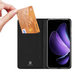 DUX DUCIS til Oppo Reno13 Pro 5G-cover, Skin Pro Series-læderstativcover med kortholder