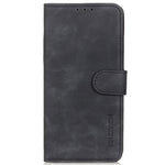 KHAZNEH For Xiaomi Poco M4 5G / M5 5G PU Leather Wallet Case Retro Texture Anti-scratch Stand Inner TPU Phone Cover