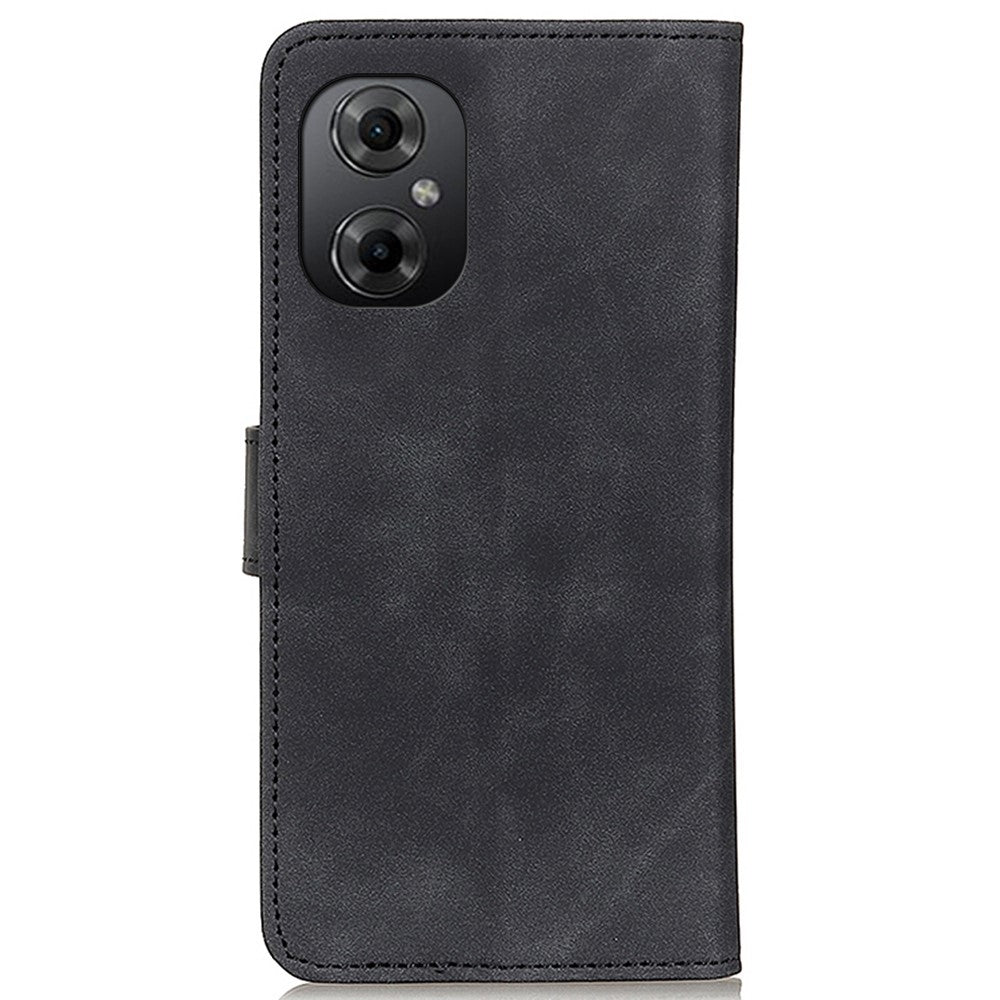 KHAZNEH For Xiaomi Poco M4 5G / M5 5G PU Leather Wallet Case Retro Texture Anti-scratch Stand Inner TPU Phone Cover