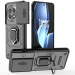 For OnePlus Ace 5 Pro 5G / Ace 5 5G / 13R 5G Case PC+TPU Kickstand Phone Protector with Lens Cover