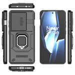 For OnePlus Ace 5 Pro 5G / Ace 5 5G / 13R 5G Case PC+TPU Kickstand Phone Protector with Lens Cover