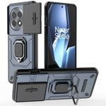 For OnePlus Ace 5 Pro 5G / Ace 5 5G / 13R 5G Case PC+TPU Kickstand Phone Protector with Lens Cover