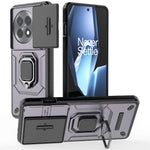 For OnePlus Ace 5 Pro 5G / Ace 5 5G / 13R 5G Case PC+TPU Kickstand Phone Protector with Lens Cover