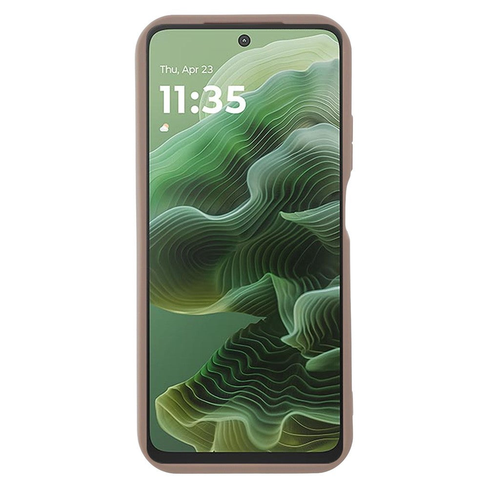 Til Motorola Moto G35 5G Cover Rillet Design TPU Anti-Skrid Telefoncover
