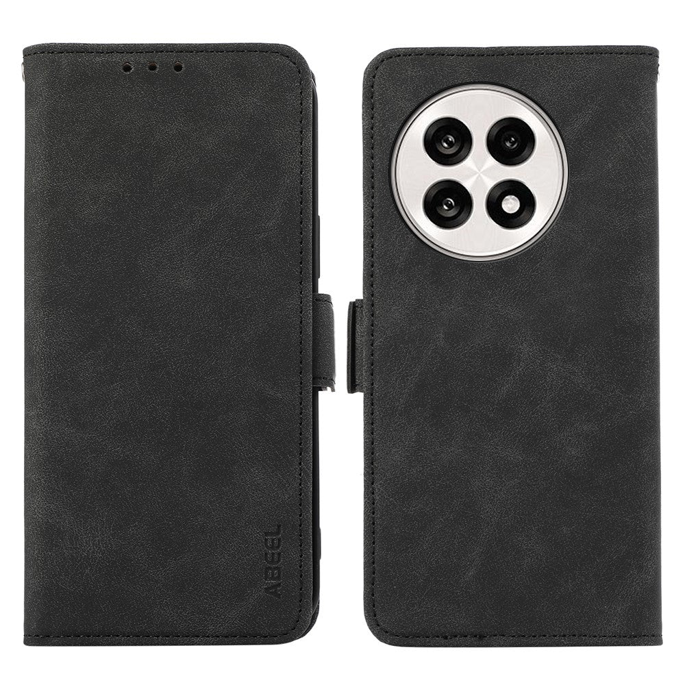 ABEEL mobilskal för OnePlus 13R 5G / Ace 5 5G / 5 Pro 5G Skal PU-läder Folio Stativ View RFID-blockering