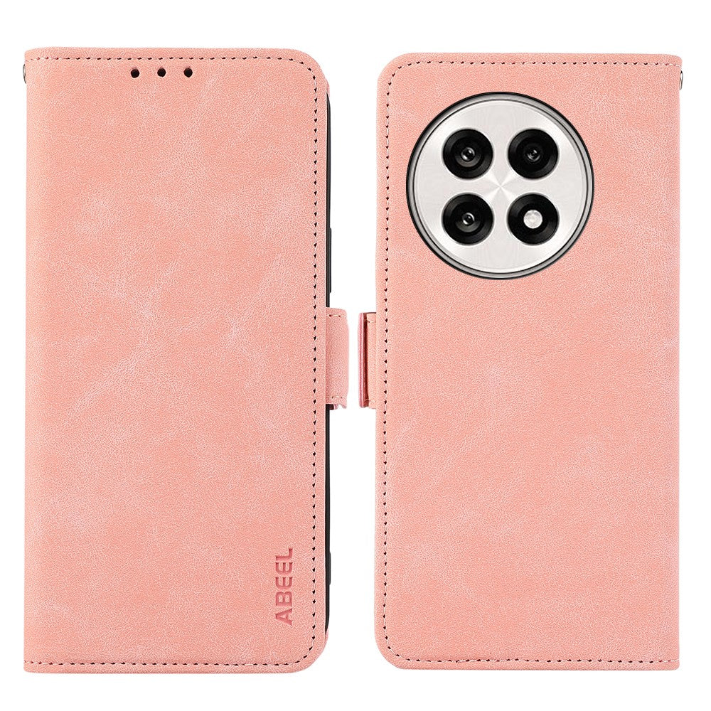 ABEEL mobilskal för OnePlus 13R 5G / Ace 5 5G / 5 Pro 5G Skal PU-läder Folio Stativ View RFID-blockering