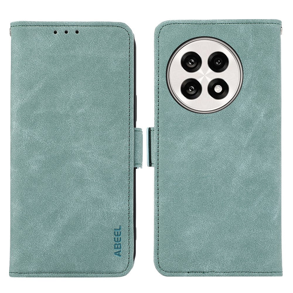 ABEEL mobilskal för OnePlus 13R 5G / Ace 5 5G / 5 Pro 5G Skal PU-läder Folio Stativ View RFID-blockering