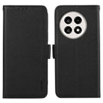 ABEEL mobilskal För OnePlus 13R 5G / Ace 5 5G / Ace 5 Pro 5G Litchi Texture Leather RFID Blocking Cover